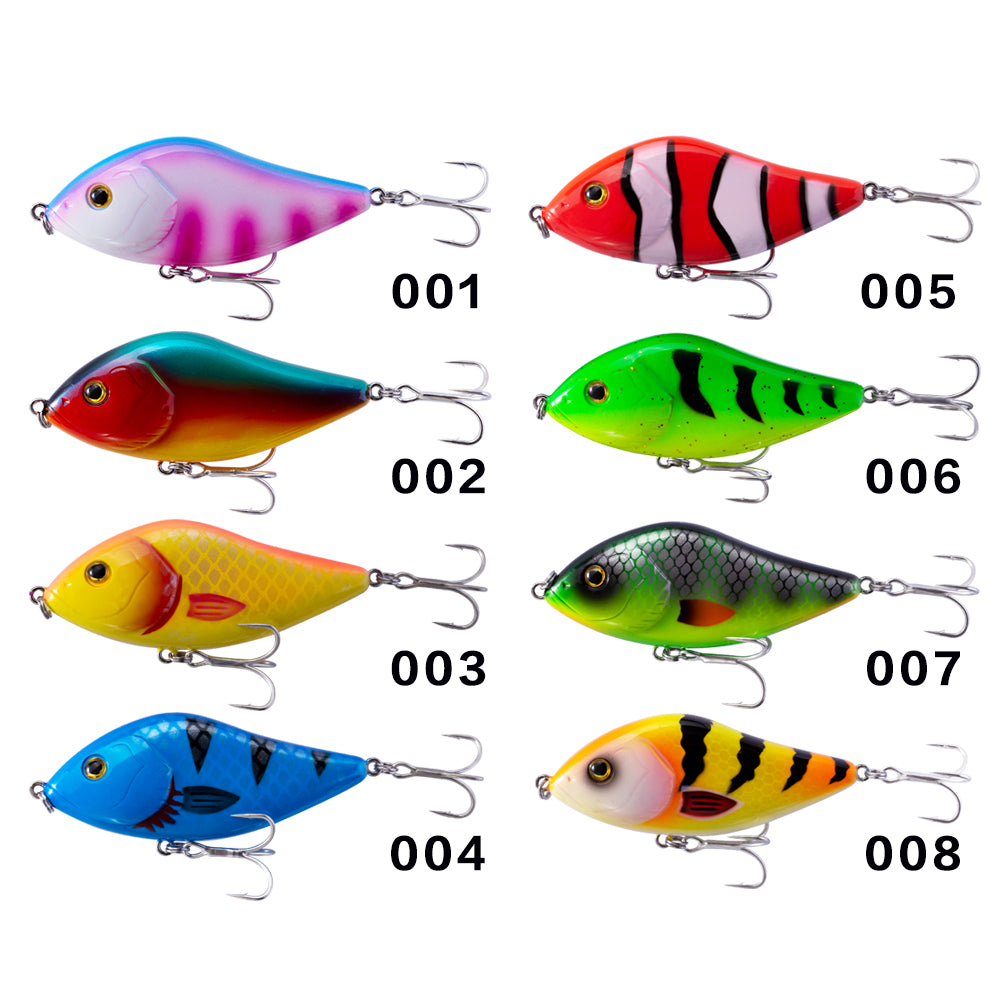 Fishing Lure Slider Jerk Bait colour Blue