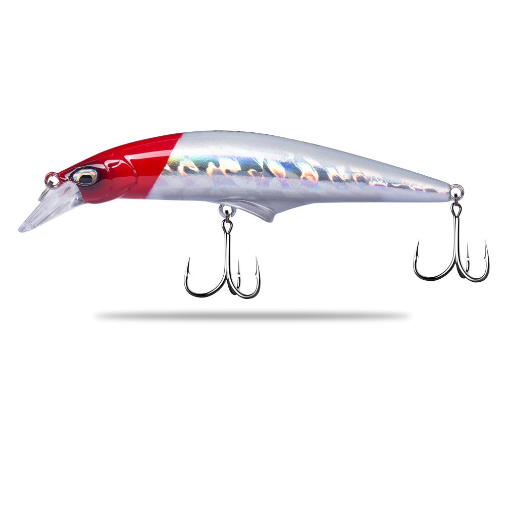 Fishing Lure Hard Jackson V Control Minnow Red / Silver