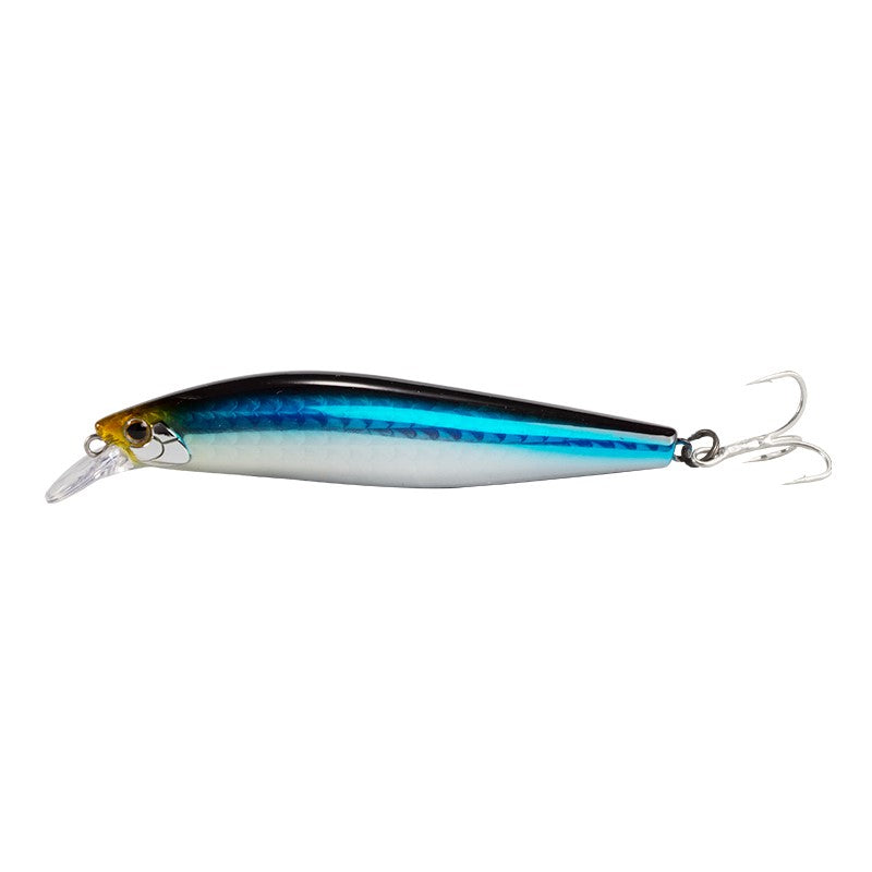 Fishing Lure Hard Crystal Slow Sinking Minnow colour Blue
