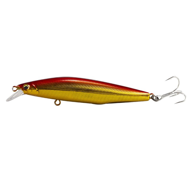 Fishing Lure Hard Crystal Magic Minnow colour Red Gold