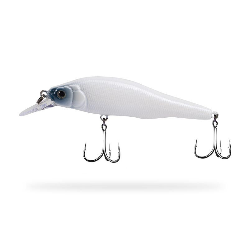 Fishing Lure Hard Floating Minnow colour White