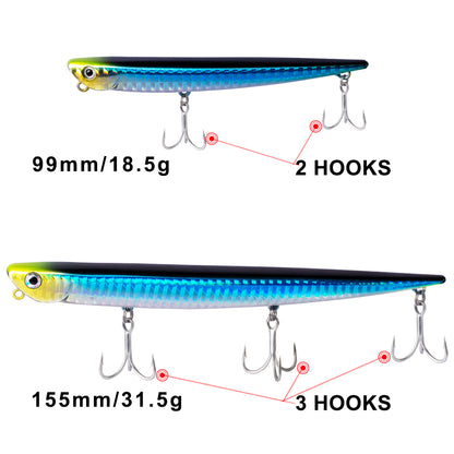 Fishing Lure Hard Sinking Pencil Bay Ruff Manic colour 1