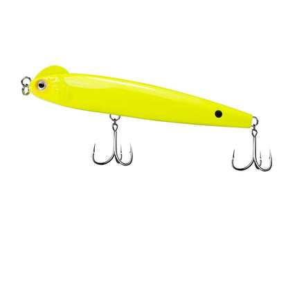 Fishing Lure Hard Pencil T-Head Slow Sinking Yellow