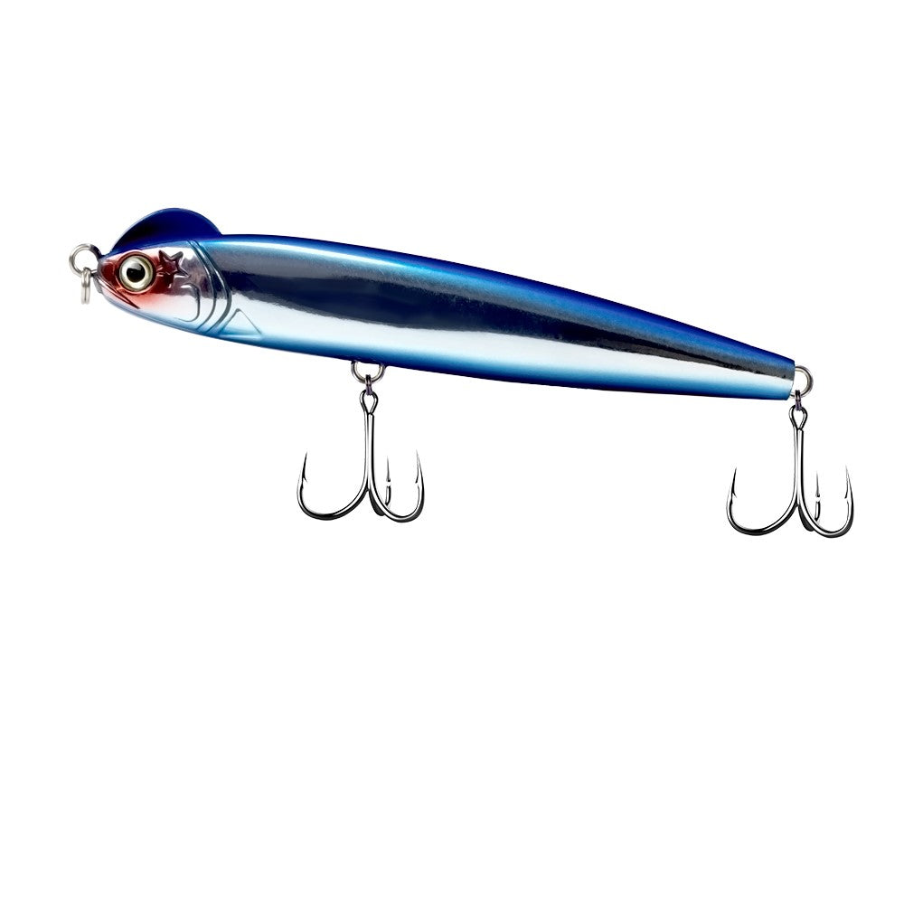 Fishing Lure Hard Pencil T-Head Slow Sinking Shad Blue