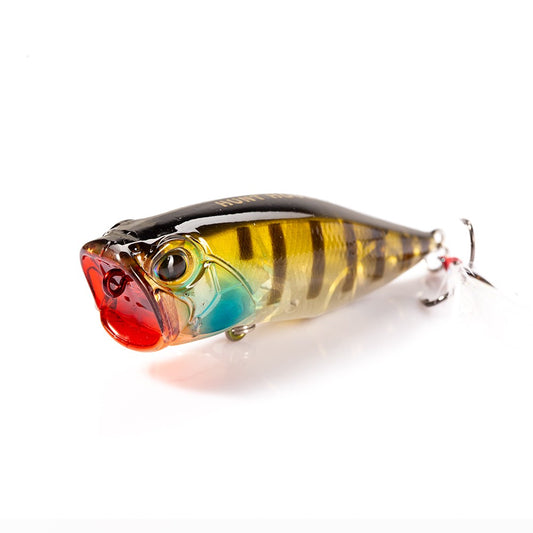 Fishing Lure Hard Bait Top Water Popper lure colour Mirror Gill