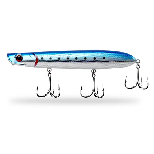Fishing Lure Hard Topwater Little Stick Bait colour Shad Blue
