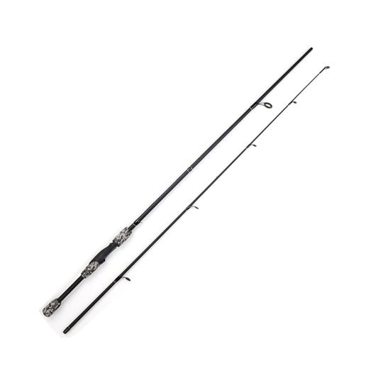 Bass Rod 6FT Carbon Fiber Medium Action Spinning Rod with Tapered Handle Grey